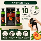Fruit vinegar hair black colour 500ml 1+1 bottel