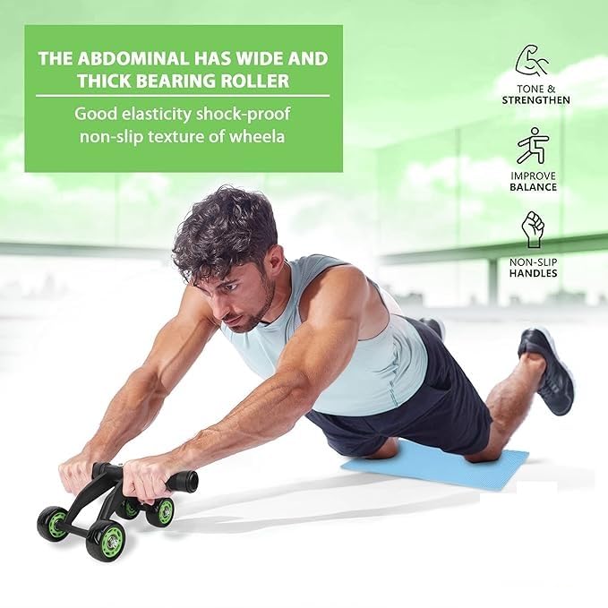 Home Gym 4 Wheel Pro Advance Wheel Roller