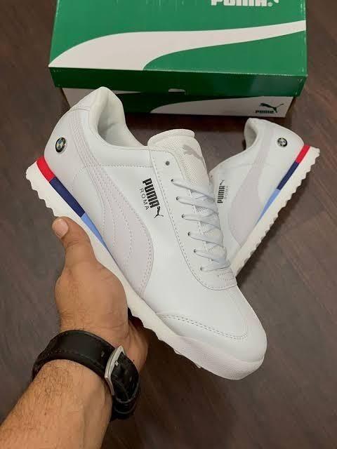 112 White Synthetic Leather Casual Shoes For Men