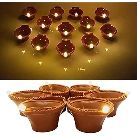 Water Sensor Diya for Electricity (Pack of 18)